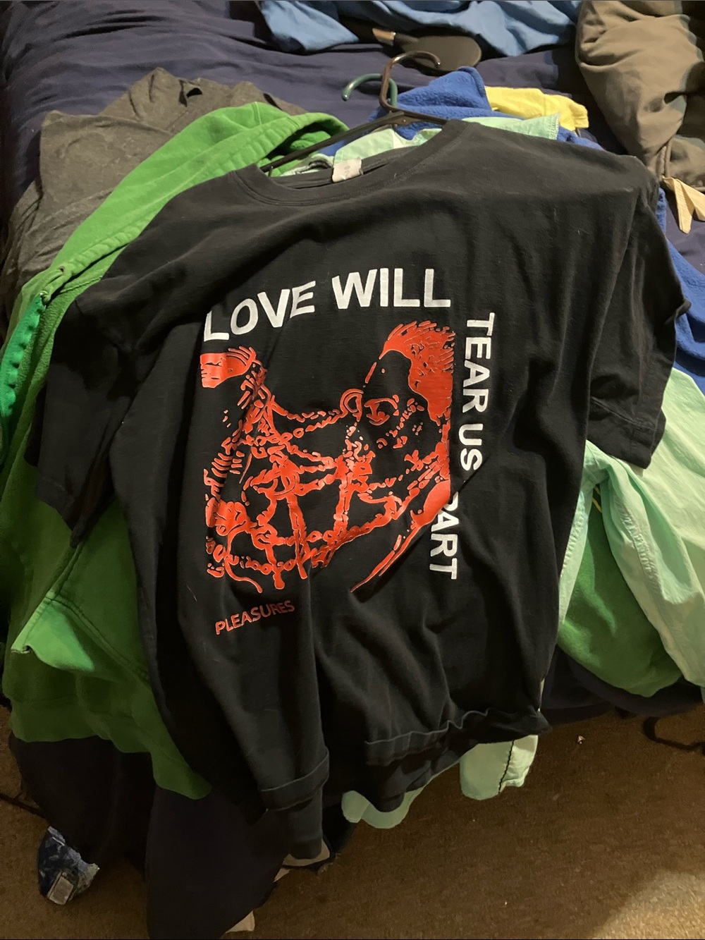 lil peep shirt (not actual merch😭)